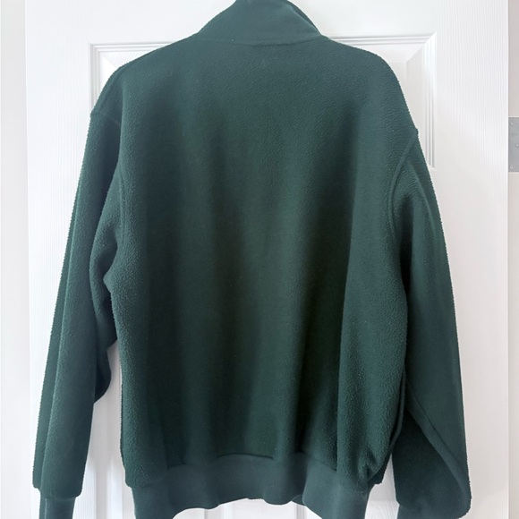 Deep Green Plush Fleece Jacket - XL - Picture 6 of 6